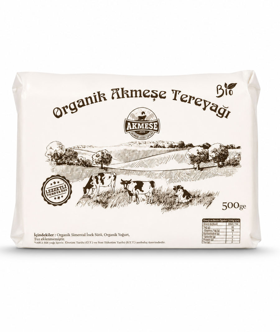 Akmeşe Organik Tereyağı 500 g