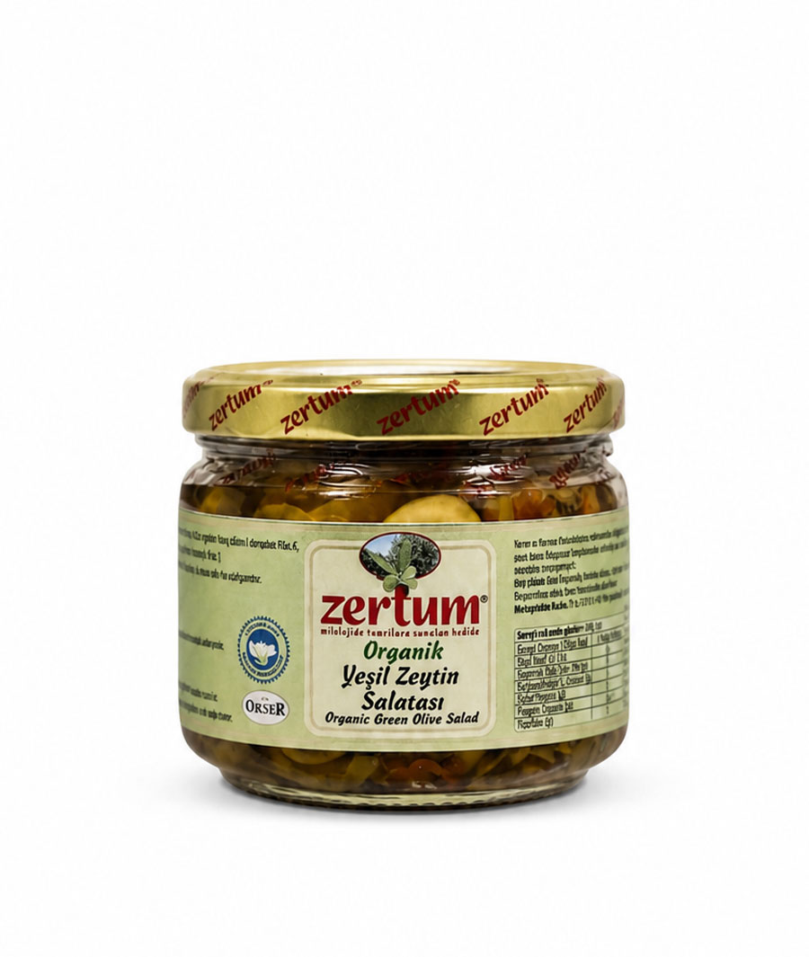 Zertum Organik Yeşil Zeytin Salatası 290 g