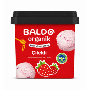Baldo Organik Çilekli Dondurma 400 g