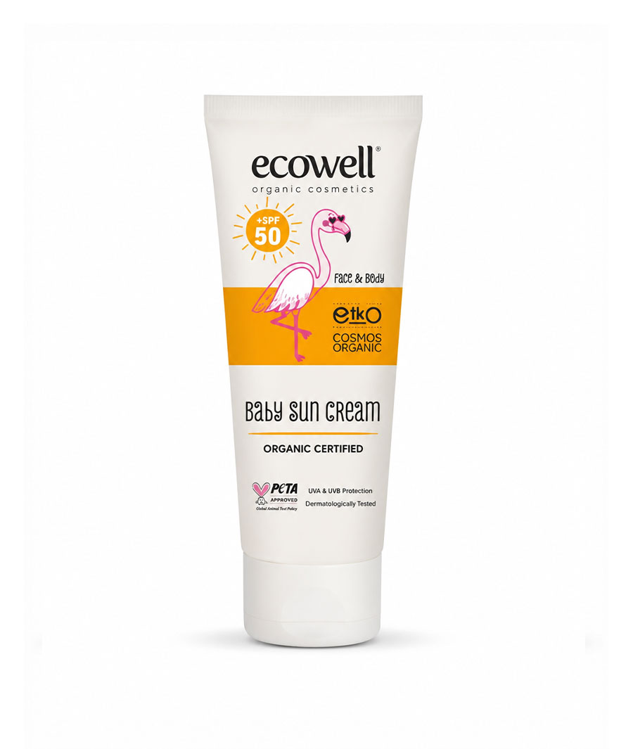 Ecowell Organik Bebek Güneş Kremi 50 SPF 110 g