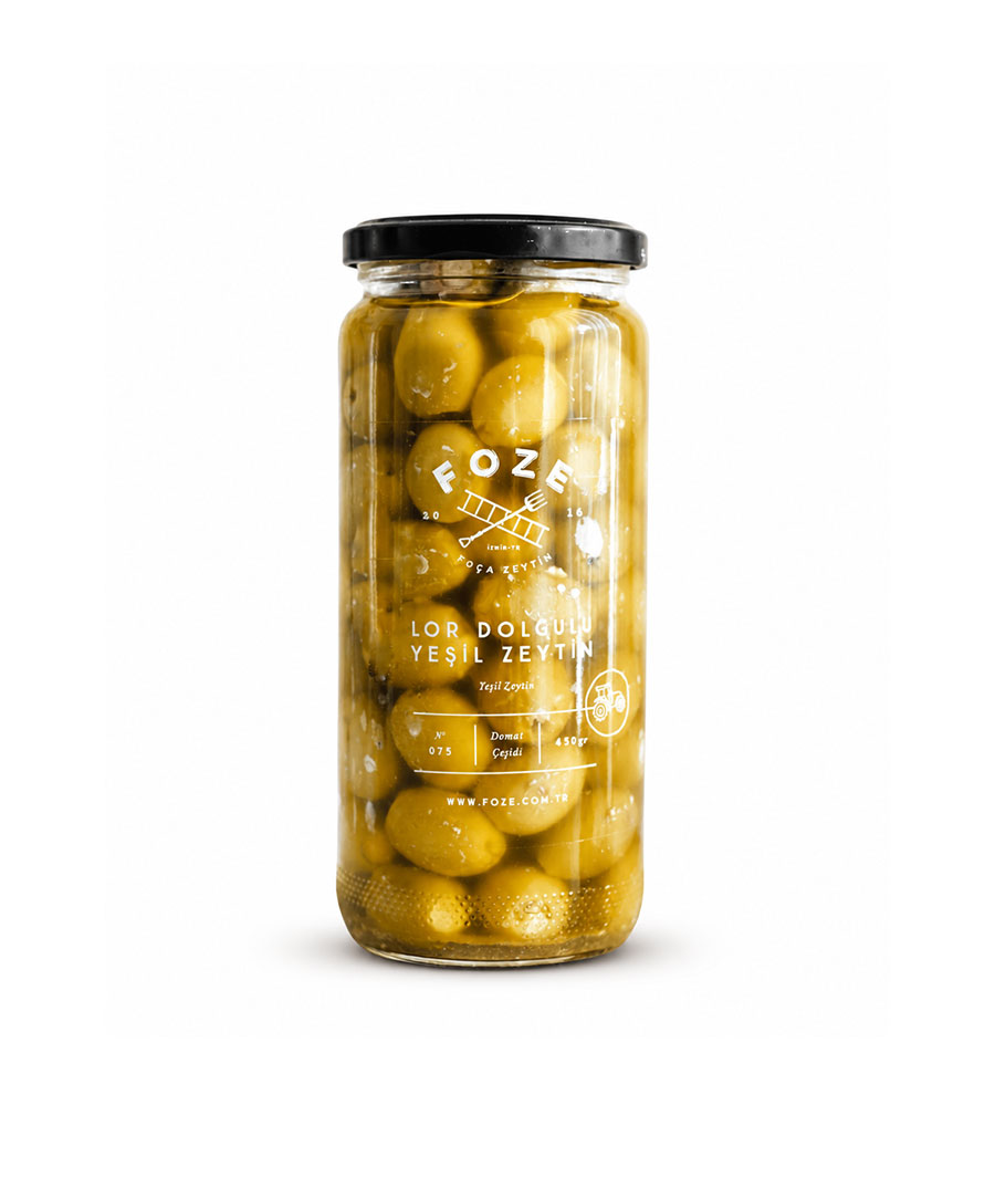 Foze Badem Dolgulu Yeşil Zeytin 470 g