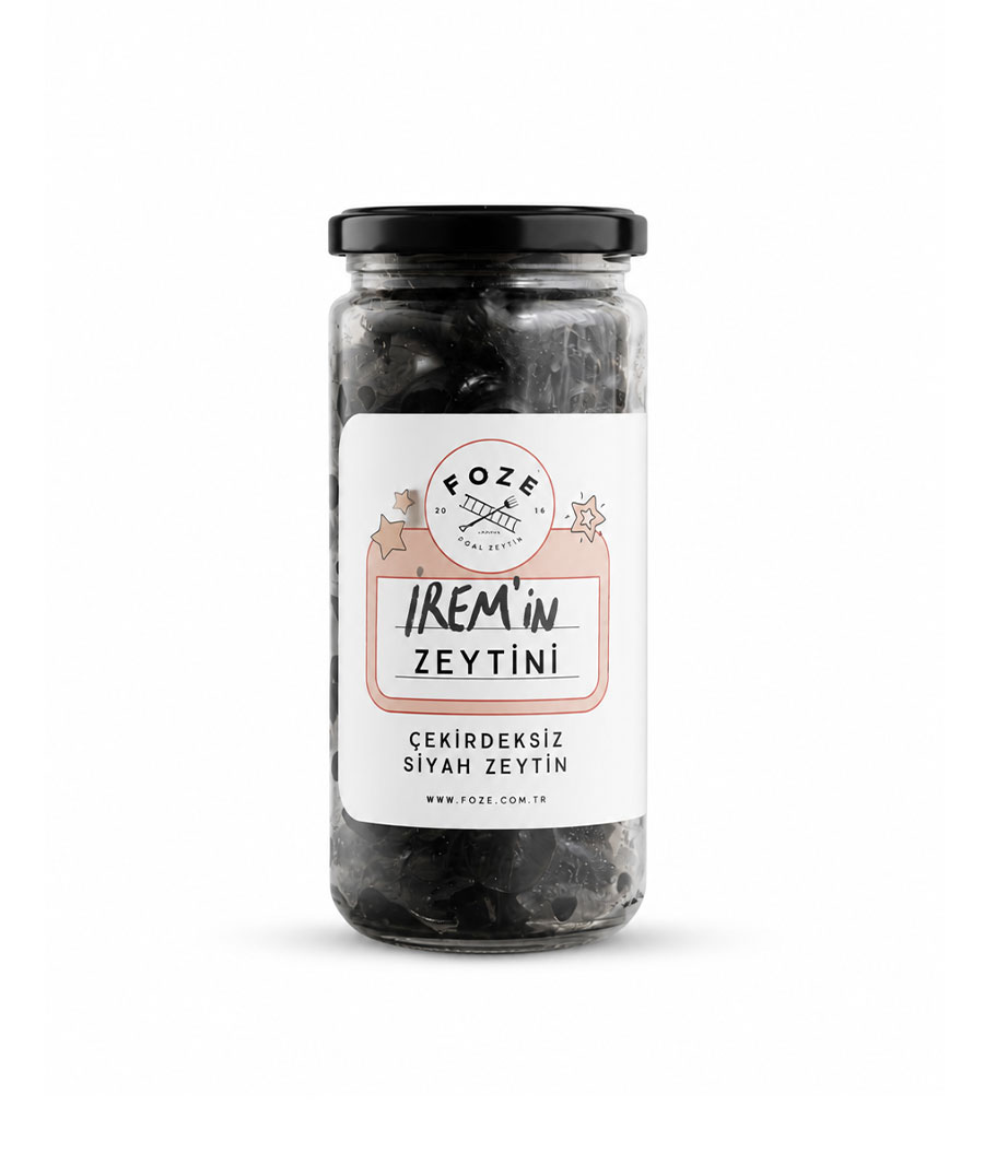 Foze Çekirdeksiz Çocuk Siyah Zeytin 300 g