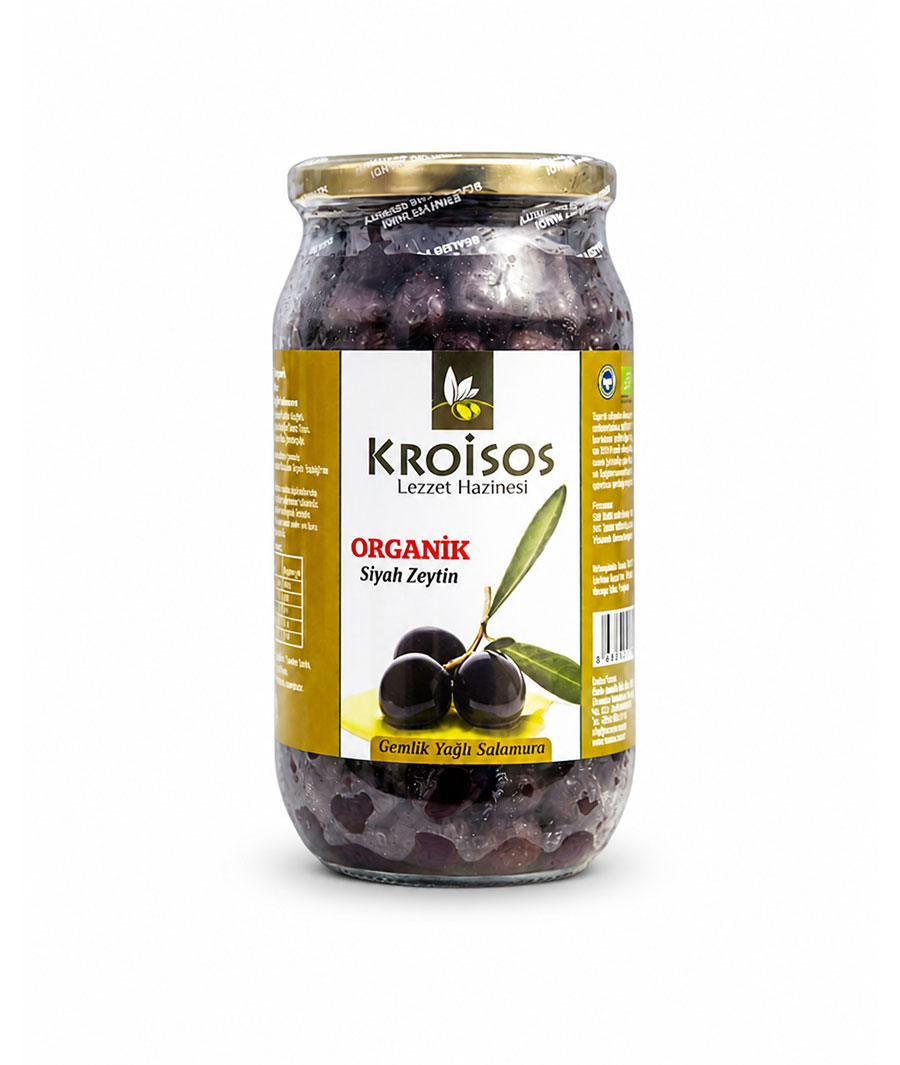 Kroisos Organik Siyah Zeytin 700 g