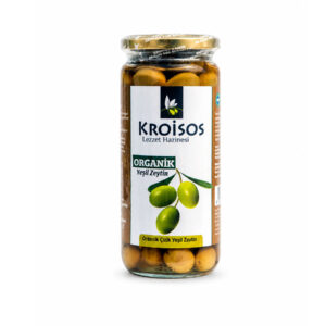Kroisos Organik Yeşil Zeytin 300 g