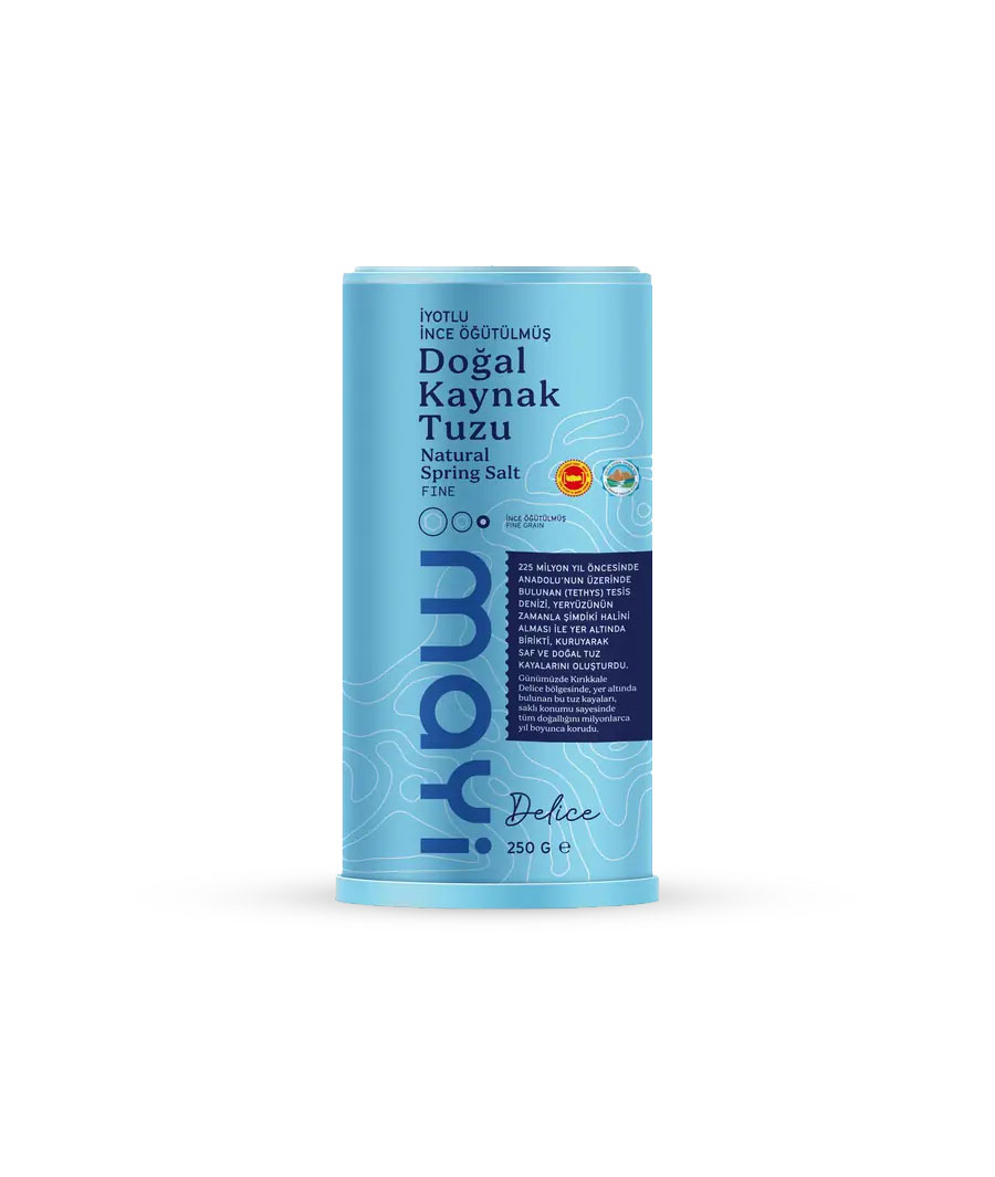 Mayi İyotlu İnce Öğütülmüş Doğal Kaynak Tuzu 250 g