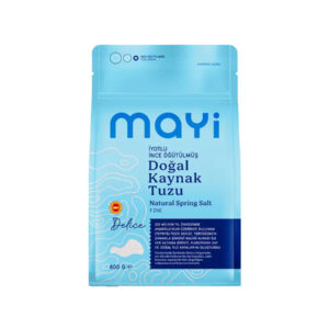 Mayi İyotlu İnce Öğütülmüş Doğal Kaynak Tuzu 600 g