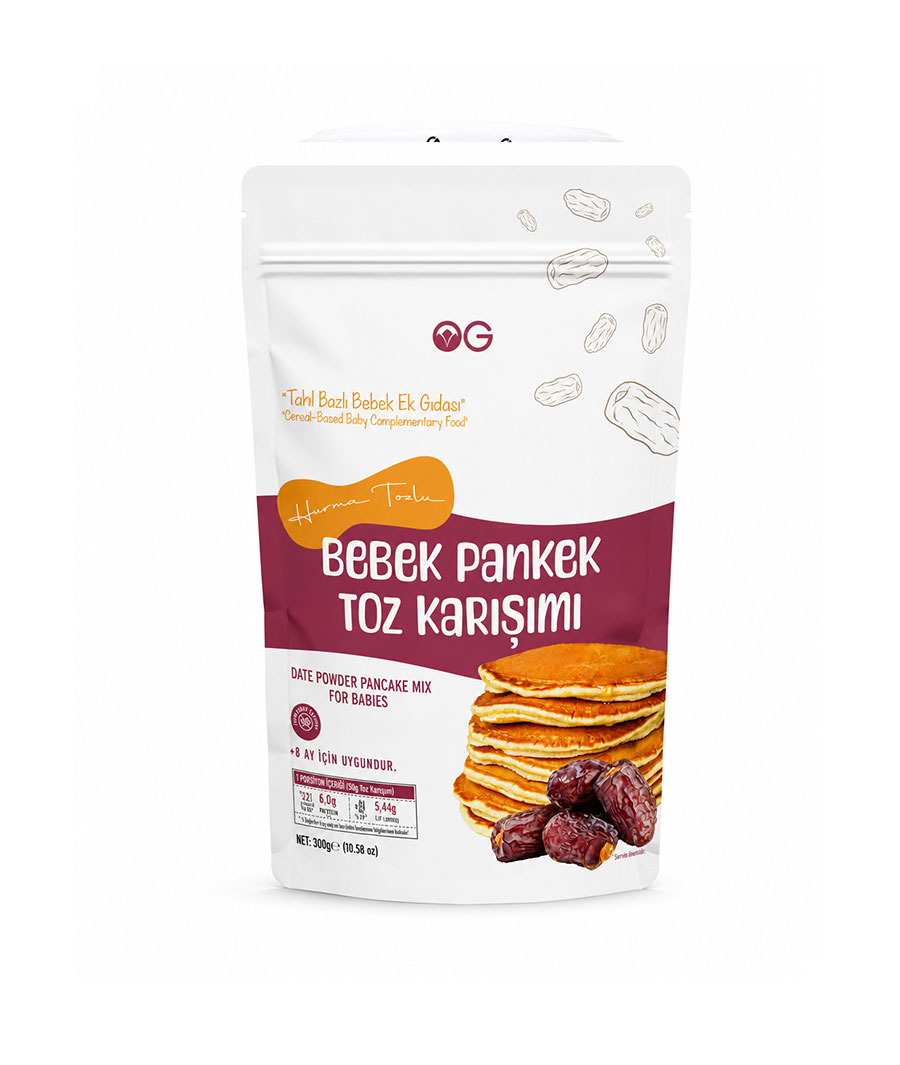 OG Natural Hurma Tozlu Bebek Pankek Karışımı 300 g