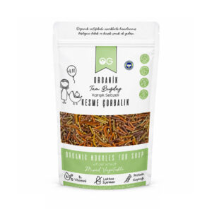 OG Natural Organik Karışık Sebzeli Tam Buğday Kesme Çorbalık 200 g