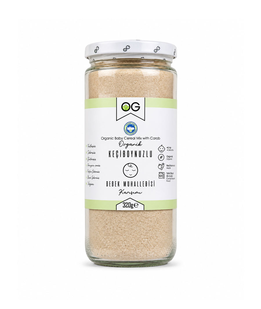 OG Natural Organik Keçiboynuzlu Bebek Muhallebisi Karışımı 320 g