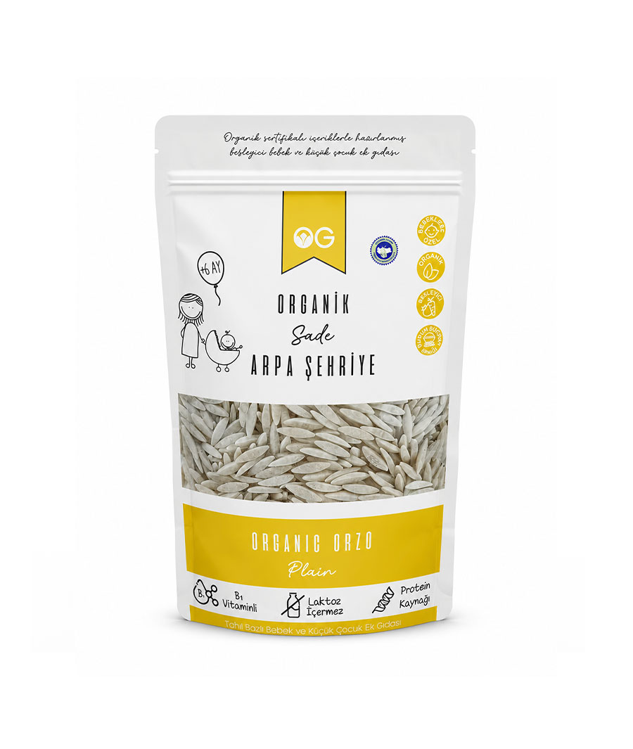 OG Natural Organik Sade Arpa Şehriye 250 g
