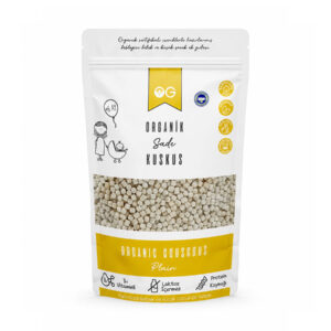 OG Natural Organik Sütsüz Yumurtasız Bebek Kuskus 250 g