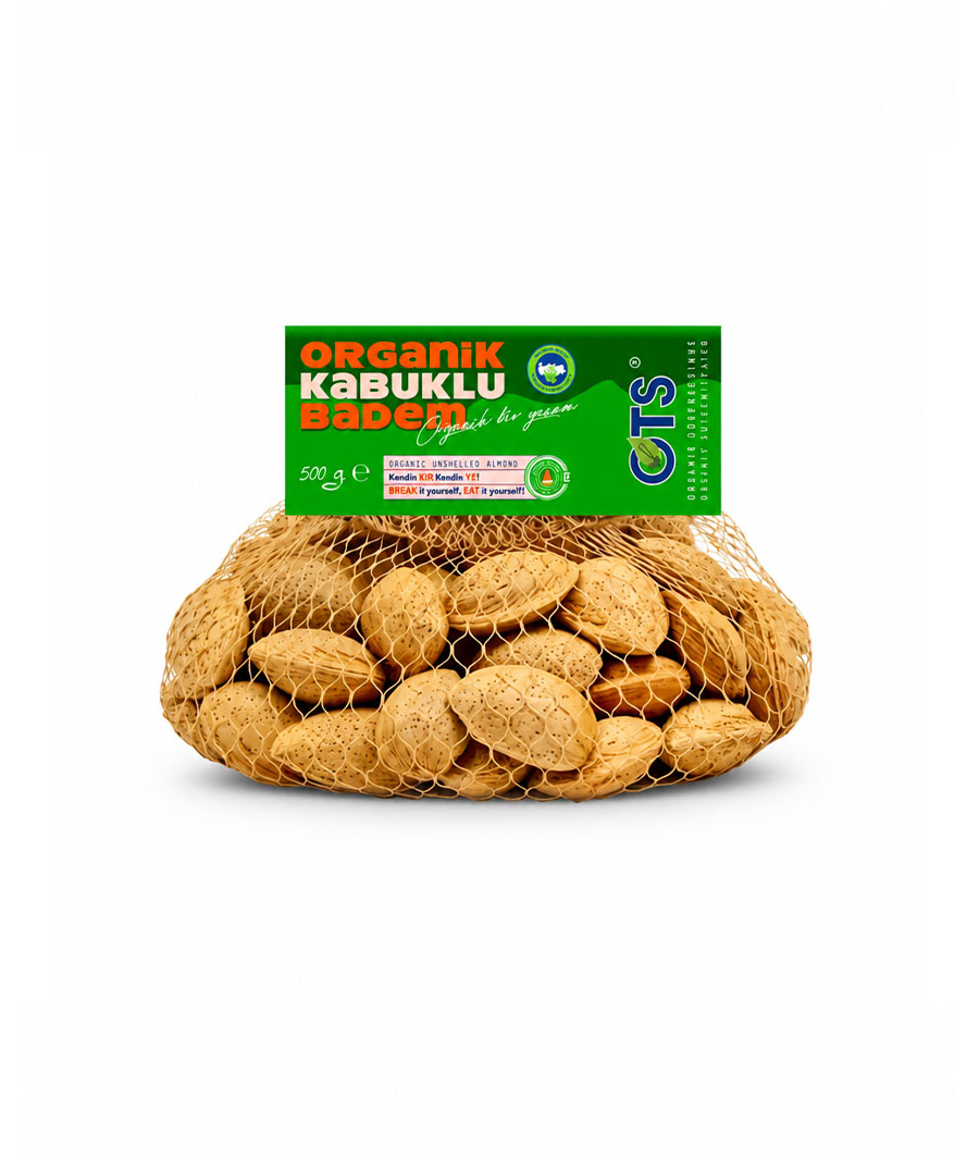 OTS Organik Kabuklu Badem 500 g