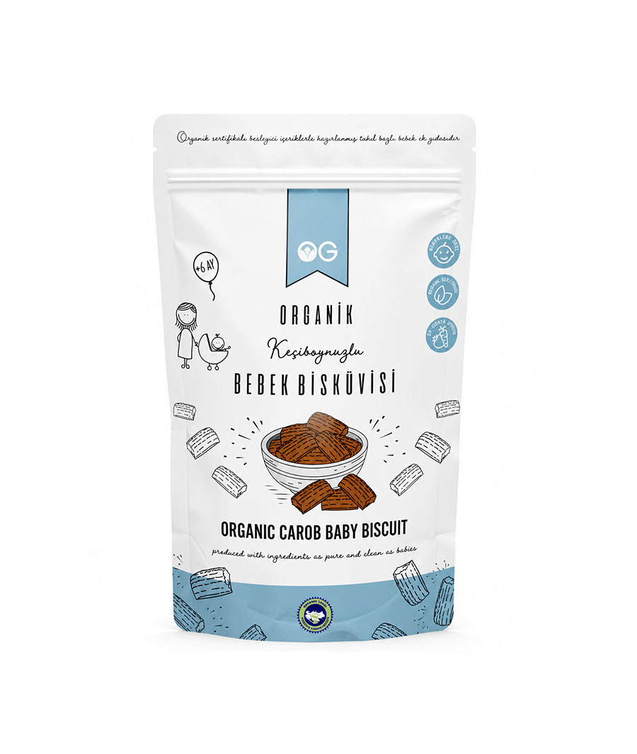OG Natural Organik Keçiboynuzlu Bebek Bisküvisi 150 g (+6 ay)